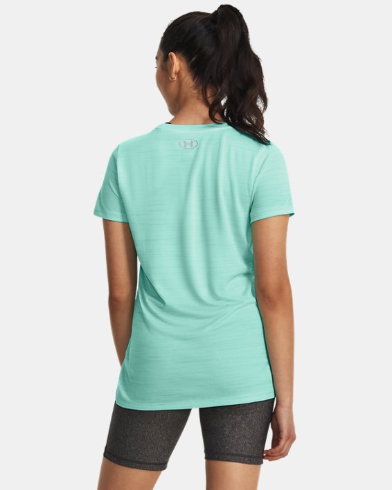 Women's UA Tech™ Tiger Short Sleeve in Blue image number 1